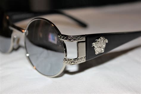 versace sunglasses round frame|Versace round sunglasses men.